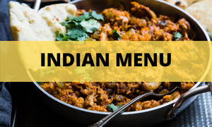 Indian menu